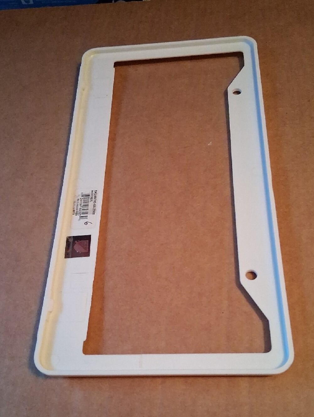 License Plate Frame - Blue/White - Picture 12 of 14
